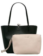 Guess Női kézitáska Alby Toggle Tote HWVG74 55230 Black/Stone