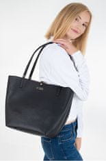 Guess Női kézitáska Alby Toggle Tote HWVG74 55230 Black/Stone