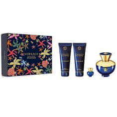 Versace Pour Femme Dylan Blue - EDP 100 ml + testápoló 100 ml + tusfürdő 100 ml + EDP 5 ml