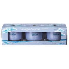 Yankee Candle Illatgyertya szett Ocean Air 3 x 37 g