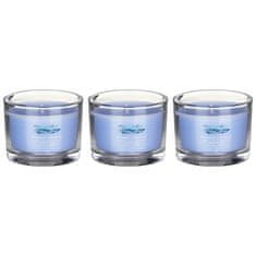 Yankee Candle Illatgyertya szett Ocean Air 3 x 37 g