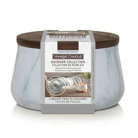 Yankee Candle Outdoor illatgyertya Outdoor hársfa virágai 283 g