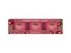 Yankee Candle Illatgyertya szett Black Cherry 3 x 37 g