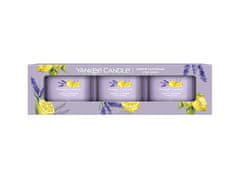 Yankee Candle Illatgyertya szett Lemon Lavender 3 x 37 g