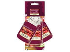 Yankee Candle Papír autóillatosító Black Cherry 3 db