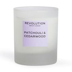 Makeup Revolution Illatgyertya Patchouli & Cedarwood (Scented Candle) 170 g