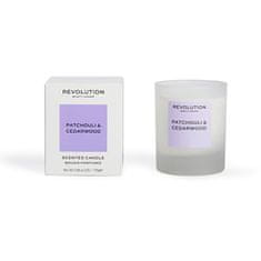 Makeup Revolution Illatgyertya Patchouli & Cedarwood (Scented Candle) 170 g