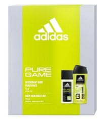 Adidas Pure Game - dezodor spray 75 ml + tusfürdő 250 ml