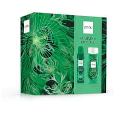 C-Thru Luminous Emerald - dezodor spray 150 ml + tusfürdő 250 ml