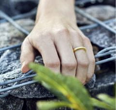 Beneto Aranyozott ezüst kristály gyűrű AGG189 (Kerület 56 mm)