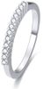 Beneto Ezüst gyűrű kristályokkal AGG187 (Kerület 50 mm)