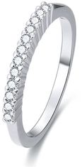 Beneto Ezüst gyűrű kristályokkal AGG187 (Kerület 50 mm)