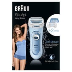 BRAUN Lady Style 5160 Blue elektromos női borotva