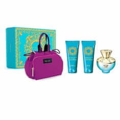 Versace Dylan Turquoise - EDT 100 ml + parfümözött testzselé 100 ml + tusfürdő 100 ml + kozmetikai táska