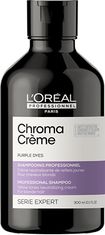 Loreal Professionnel Professzionális sárga tónusokat semlegesítő lila sampon Serie Expert Chroma Crème (Purple Dyes Shamp (Mennyiség 300 ml)