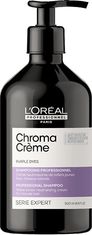 Loreal Professionnel Professzionális sárga tónusokat semlegesítő lila sampon Serie Expert Chroma Crème (Purple Dyes Shamp (Mennyiség 300 ml)