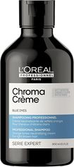 Loreal Professionnel Professzionális narancssárga tónusokat semlegesítő kék sampon Serie Expert Chroma Crème (Blue Dyes S (Mennyiség 300 ml)