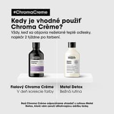 Loreal Professionnel Professzionális sárga tónusokat semlegesítő lila sampon Serie Expert Chroma Crème (Purple Dyes Shamp (Mennyiség 300 ml)