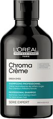 Loreal Professionnel Professzionális vörös tónusokat semlegesítő zöld sampon Serie Expert Chroma Crème (Green Dyes Shampo (Mennyiség 300 ml)