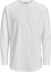 Jack&Jones Férfi póló JJENOA Long Line Fit 12190128 White Relaxed (Méret S)