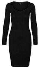 Vero Moda Női ruha VMWILLOW Slim Fit 10250951 Black (Méret L)