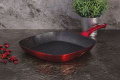 Berlingerhaus GRANIT GRILLPÁNTA 28cm BERLINGER HAUS RED METALLIC LINE BH-1271