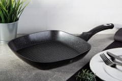 Berlingerhaus GRANIT GRILLPÁTOK 28 cm BERLINGER HAUS BH-1846 FEKETE SILVER