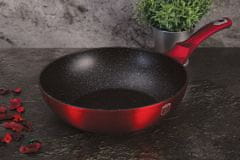 Berlingerhaus GRANIT WOK 28cm BERLINGER HAUS LINE BH-1267 BURGUNDY