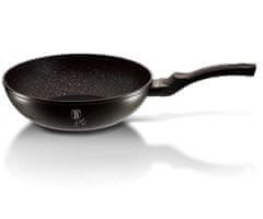 Berlingerhaus GRANIT WOK 28cm BERLINGERHAUS FEKETE SILVER BH-1848