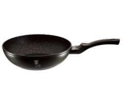 Berlingerhaus GRANIT WOK 28cm BERLINGERHAUS FEKETE SILVER BH-1848