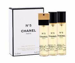 Chanel No. 5 -  szórófejes EDT- utántöltő (3 x 20 ml) 60 ml