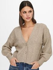 ONLY Női pulóver ONLKATIA 15246045 Beige (Méret XS)