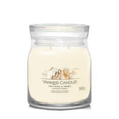 Yankee Candle Illatgyertya Signature közepes Soft Wool & Amber 368 g