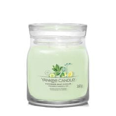 Yankee Candle Illatgyertya Signature közepes Cucumber Mint Cooler 368 g