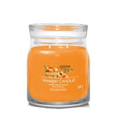 Yankee Candle Illatgyertya Signature közepes Farm Fresh Peach 368 g