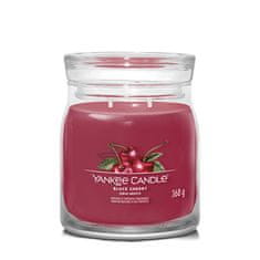 Yankee Candle Illatgyertya Signature Black Cherry 368 g közepes