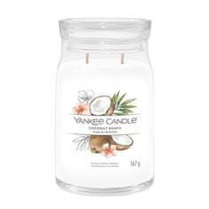 Yankee Candle Illatgyertya Signature Coconut Beach 567 g nagy