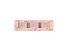 Yankee Candle Illatgyertya szett Fresh Cut Roses 3 x 37 g