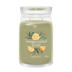 Yankee Candle Illatgyertya Signature Sage & Citrus 567 g - nagy