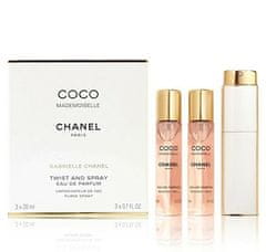 Chanel Coco Mademoiselle - EDP 20 ml (újratölthető palack) + EDP utántöltő 2 x 20 ml 60 ml