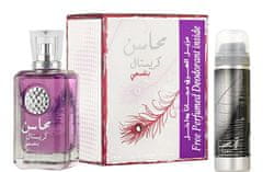 Mahasin Crystal Violet EDP 100 ml + dezodor spray Najdia 50 ml