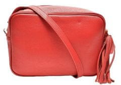 Carla Ferreri Női bőr crossbody kézitáska CF1773T Rosso