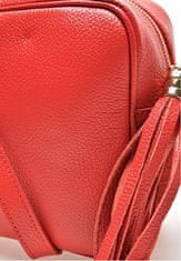 Carla Ferreri Női bőr crossbody kézitáska CF1773T Rosso