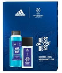 Adidas UEFA Best Of The Best - dezodor szórófejjel 75 ml + tusfürdő 250 ml