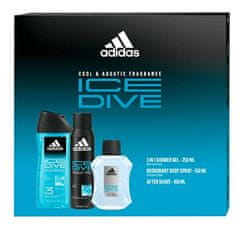 Adidas Ice Dive - after shave 100 ml + tusfürdő 250 ml + dezodor spray 150 ml