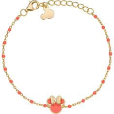 Disney Bájos, aranyozott karkötő Minnie Mouse BS00077YL-55.CS