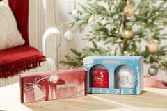 Yankee Candle Teagyertya és gyertyatartó karácsonyi ajándékcsomag