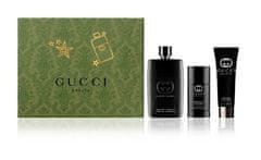 Gucci Guilty Pour Homme Eau de Parfum - EDP 90 ml + tusfürdő 50 ml + szilárd dezodor 75 ml