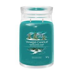 Yankee Candle Illatgyertya Signature üveg nagy Winter Night Stars 567 g