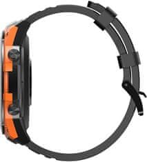 Wotchi AMOLED Smartwatch DM55 – Orange - Black